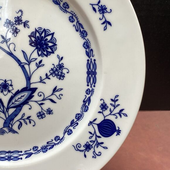 Christina Porcelain Dresden Classic Blue Rose 10" PLATE Seltmann Weiden Bavaria - Picture 3 of 11